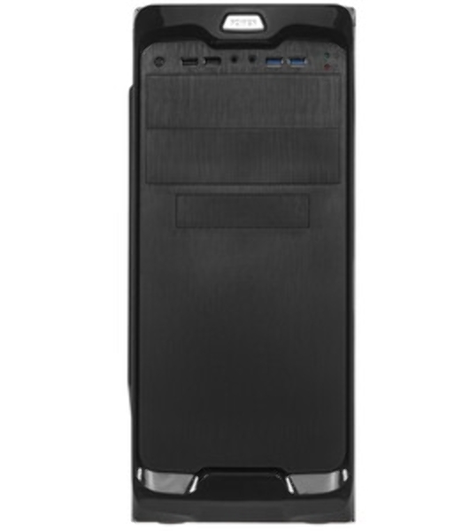 Компьютерный корпус Miditower ExeGate UN-604 Black, ATX, (UN400, 120мм) 2хUSB+2хUSB 3.0, Audio