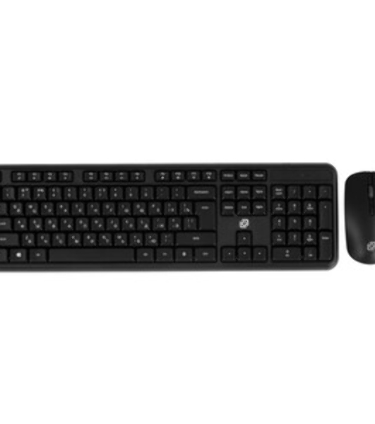Комплект клавиатура+мышь Oklick S277W беспроводной, USB, 1600 DPI, серый