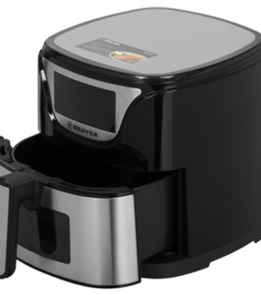 Аэрогриль Brayer BR2037 черный, 1500 Вт, 5 л, сенсор, 7 программ