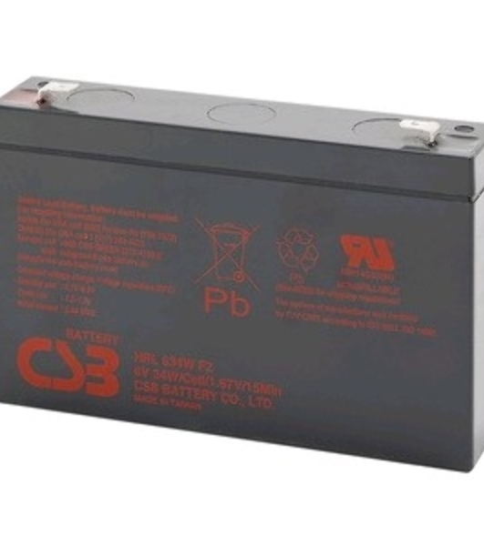 Батарея для ИБП CSB HRL 634 (6V 9Ah) клеммы F2