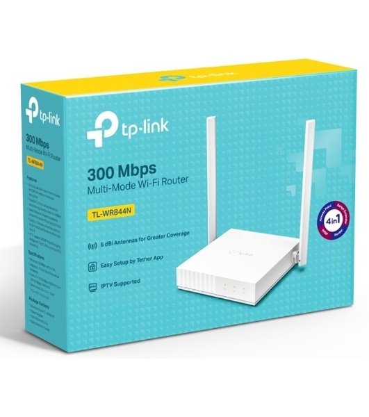 Роутер беспроводной TP-Link TL-WR844N N300 10/100BASE-TX белый