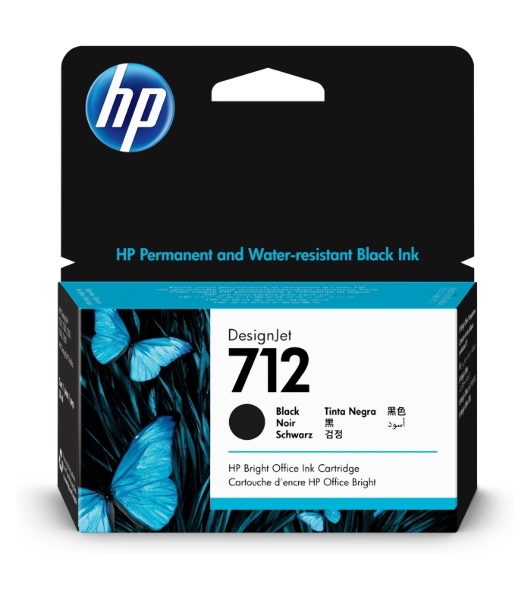 Картридж струйный HP 712 3ED70A черный (38мл) для HP DJ Т230/630