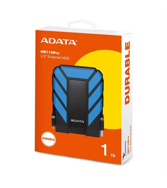 Внешний HDD 2.5' ADATA HD710P, 1TB, USB 3.2 Gen 1 Type-A, 5400 rpm, синий