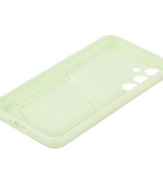 Чехол (клип-кейс) Samsung для Samsung Galaxy A35 Card Slot Case A35 лайм (EF-OA356TMEGRU)