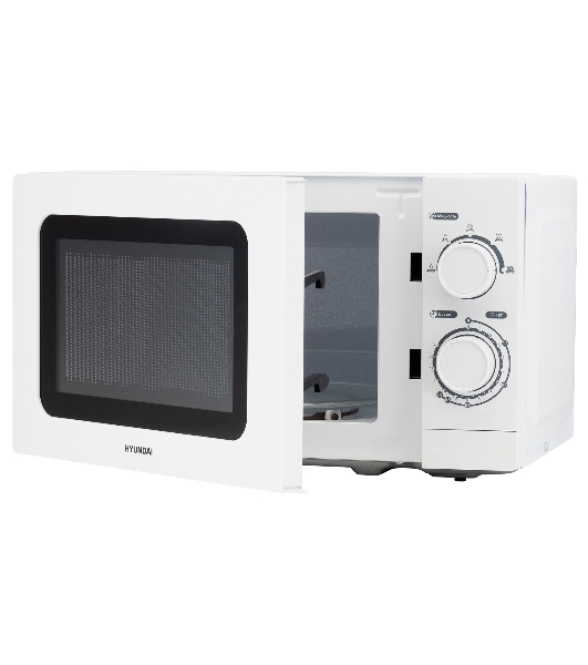 Микроволновая печь Hyundai HYM-M2064 белый, 20 л, 700 Вт, переключатели - поворотный механизм