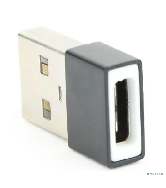Переходник Cablexpert USB-A(M)/Type-C(F), 2.0, пакет (A-USB2-AMCF-02)