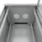 Шкаф телекоммуникационный настенный Cabeus SH-05F-9U60/60 19' 9U 600x600x501 мм (ШхГхВ) дверь стекло, фото3