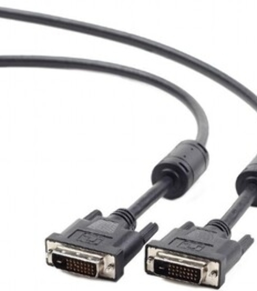 Кабель DVI-D single link Gembird/Cablexpert, 19M/19M, 1.8м, черный, экран, феррит.кольца, пакет (CC-DVI-BK-6)