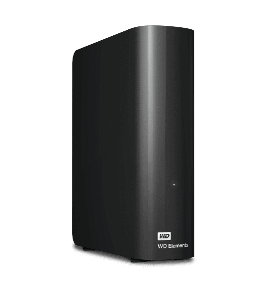 Внешний HDD 3.5' Western Digital Elements Desktop, 10TB, USB 3.2 Gen 1 Type-A, 5400 rpm, черный