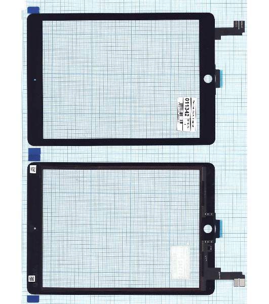 Сенсорное стекло (тачскрин) для iPad Air 2 (A1566, A1567) черное OEM