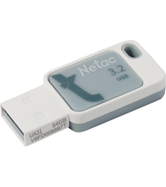 Флешка USB Netac UA31 64Gb NT03UA31N-064G-32BL, USB 3.2