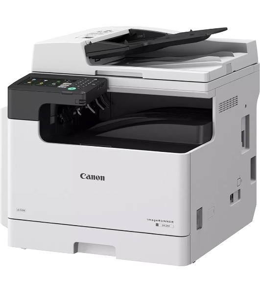 МФУ лазерное Canon imageRUNNER 2425i RADF (4293C004), A3, ч/б, печ. 25 стр/мин (A4 ч/б), 12 стр/мин (A3 ч/б), скан. до 35 стр/мин (ч/б) 25 стр/мин (цвет), 600x600dpi, USB, WiFi, 10/100/1000Base-T Gigabit Ethernet, без тонера.