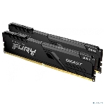 Оперативная память Kingston Fury Beast Black, DDR4, 32GB (2x16GB), 3200 MHz, CL16, с радиатором, черный, фото6
