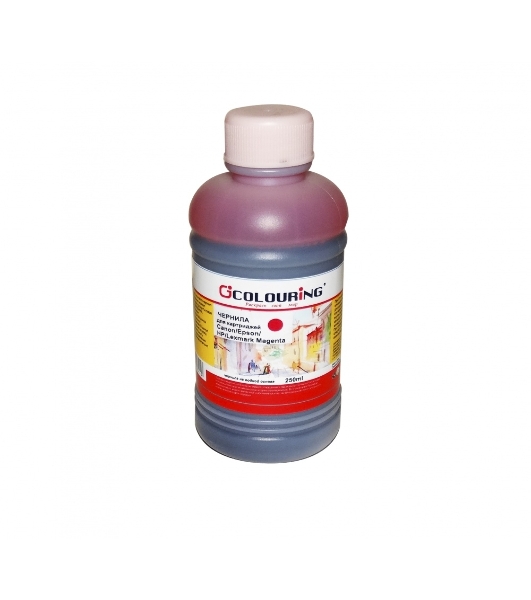 Чернила Colouring для принтеров Canon/Epson/HP/Lexmark Magenta 250 мл водн U