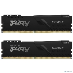 Оперативная память Kingston Fury Beast Black, DDR4, 32GB (2x16GB), 3200 MHz, CL16, с радиатором, черный, фото5