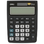 Калькулятор настольный Deli E1238 black черный 12-разр. 1003509, фото4