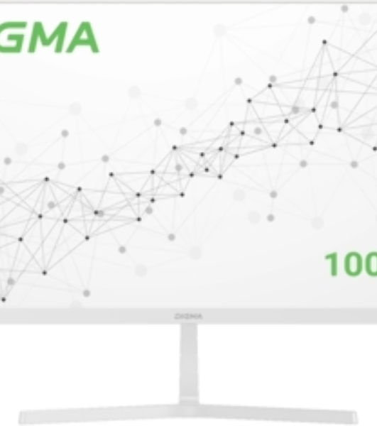 Монитор 21.5' Digma Progress 22A502F VA 1920x1080, 100 Гц, 5 мс, 16:9, 250 кд/м², 1xHDMI, 1xDP, 1xVGA, 2x1 Вт, белый