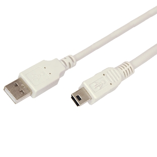 Кабель USB Rexant (шт. mini USB - шт. USB A) 1.8 м, серый