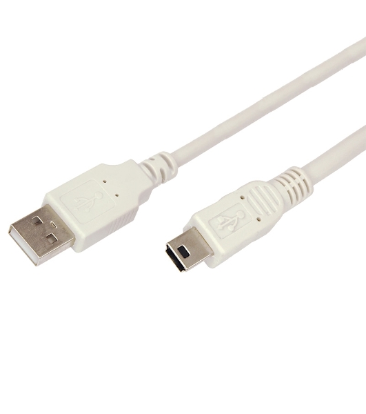 Кабель USB Rexant (шт. mini USB - шт. USB A) 1.8 м, серый