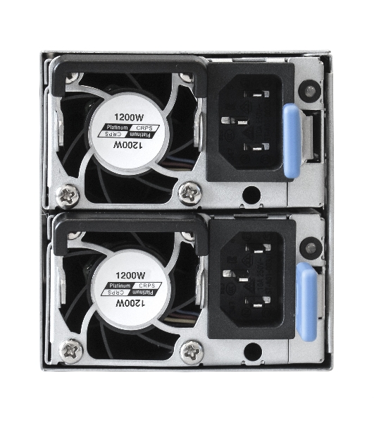 Блок питания серверный 2U Redundant 2x1200W ExeGate EX292324RUS Industrial-RTS1200 (APFC, КПД 94% (80 PLUS Platinum), 4 см fan, 24pin, 2x(4+4)pin, 2PCIe, 2SATA, 6IDE, Cable Management)