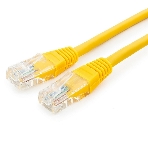 Патч-корд UTP Cablexpert cat.5e, 0.25м, литой, многожильный, желтый, фото5