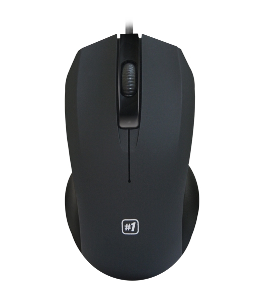 Мышь проводная Defender MM-310 черный, 1000 dpi, USB, кнопки - 3