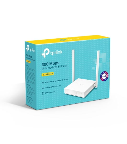 Роутер беспроводной TP-Link TL-WR844N N300 10/100BASE-TX белый