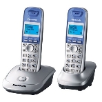 Телефон беспроводной (DECT) Panasonic KX-TG2512RUS (серебристый) Доп трубка в комплекте,АОН, Caller ID,спикерфон на трубке,полифония, фото 1