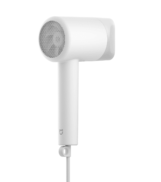 Фен Xiaomi Mi Ionic Hair Dryer H300 белый/серый, 1600 Вт, компактный, ионизация