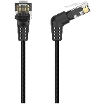 Патч-корд Vention прямой UTP cat.6a, RJ45 угол 90 - 3 м. черный, фото4