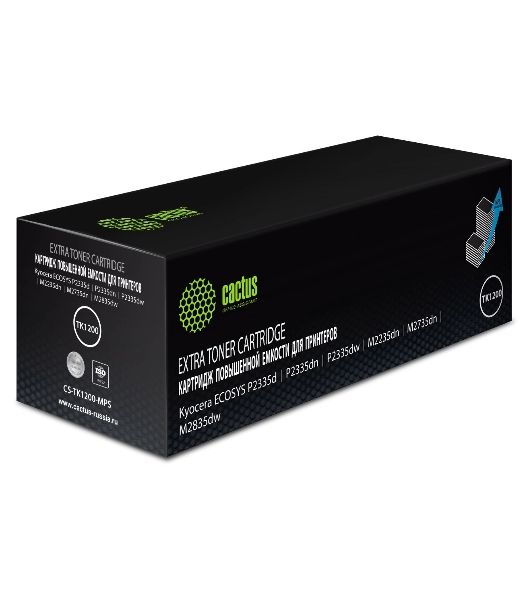 Картридж лазерный Cactus CS-TK1200-MPS черный (11000 стр.) для Kyocera Ecosys P2335d/P2335dn/P2335dw