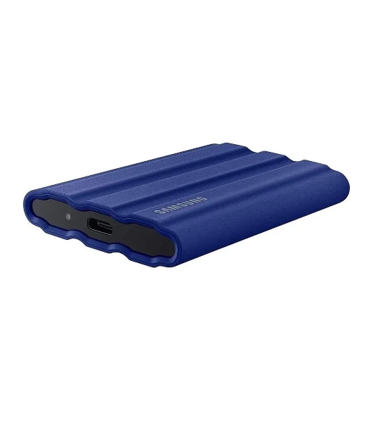 Внешний SSD Samsung T7 Shield, 2TB, USB 3.2 Gen 2 Type-C, R/W 1050/1000, синий
