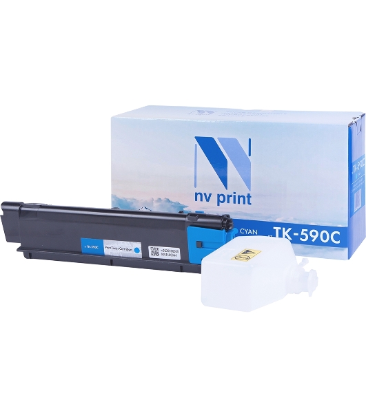 Картридж NVPrint совместимый Kyocera TK-590 Cyan для FS C2026MFP/C2126MFP/C2526MFP/C2626MFP (5000k)