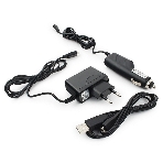 Набор зарядных устройств Gembird с Micro-USB разъемом MP3A-CAR-KIT1 110/220V-5V и 12VDC-5V черный, фото 1