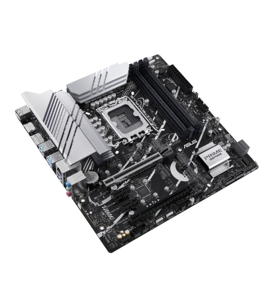 Материнская плата ASUS PRIME Z790M-PLUS, LGA 1700, Intel Z790, 4xDDR5, 4xSATA, 3xM.2, 1xPCIe 4.0 x4, 1xPCIe 5.0 x16, 2xPCIe x1, 1xDP, 1xHDMI, 1x 1Gb LAN, 1xUSB-C 3.2 Gen 2x2, 1xUSB 3.2 Gen 2, 4xUSB 3.2 Gen 1, 2xUSB 2.0, 3x3.5 мм, 7.1, mATX
