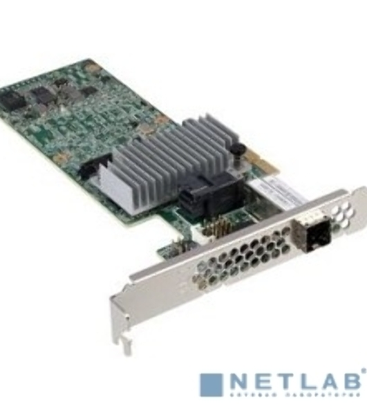 Контроллер LSI MegaRAID SAS9380-4i4e SGL (LSI00439) SAS 12G, (PCI-E 3.0 x8, LP), RAID 0,1,10,5,6, 8port (1*intSFF8643 + 1*extSFF8644),1GB onboard, К