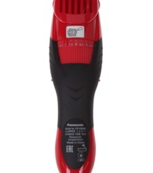 Машинка для стрижки Panasonic ER-GB40 красный (насадок в компл:1шт)