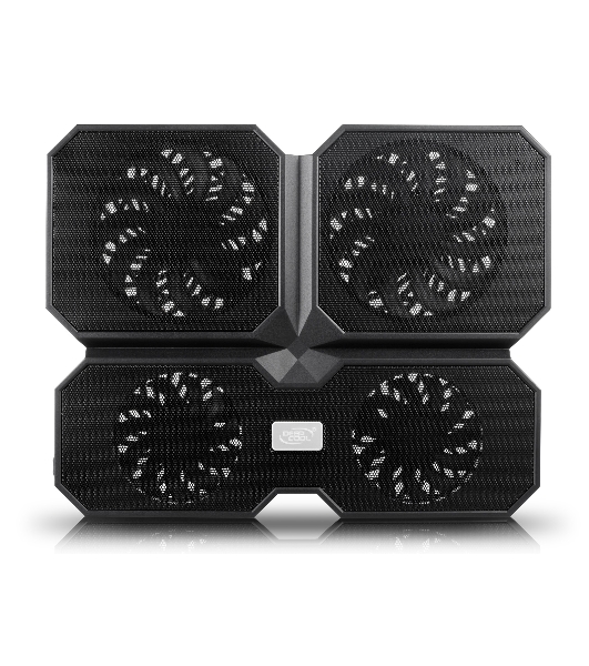 Подставка для ноутбука Deepcool MULTI CORE X6 15.6' 380x295x24мм 24dB 2xUSB 900g Fan-control черный