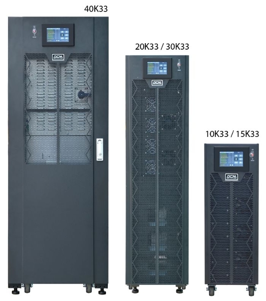 Источник бесперебойного питания Powercom VGD-II-10K33 10000Вт 10000ВА черный