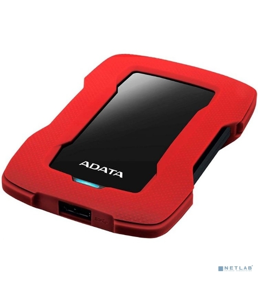 Внешний HDD 2.5' ADATA HD330, 1TB, USB 3.2 Gen 1 Type-A, 5400 rpm, красный