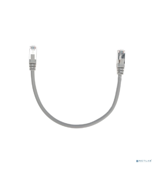Патч-корд F/UTP Rexant cat.6, RJ45-RJ45, экранированный, 26AWG, LSZH, серый, 0.3 м