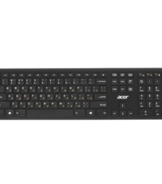 Клавиатура беспроводная Acer OKR020, USB, Радиоканал, черный