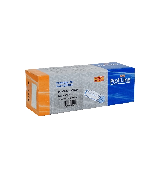 Картридж лазерный ProfiLine PL-106R01335 для принтеров Rank Xerox Phaser 6125/6125N Cyan 1000 копий