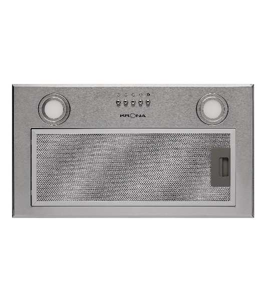 Вытяжка встраиваемая Krona Ameli 600 inox PB нержавеющая сталь, 60 см, 633 куб. м/ч, 50 дБ