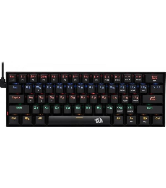Клавиатура проводная Defender Redragon Lakshmi, USB, черный