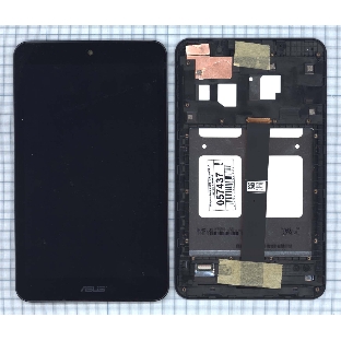Модуль (матрица + тачскрин) для Asus MeMo Pad 8 ME181 ME181C черный с рамкой