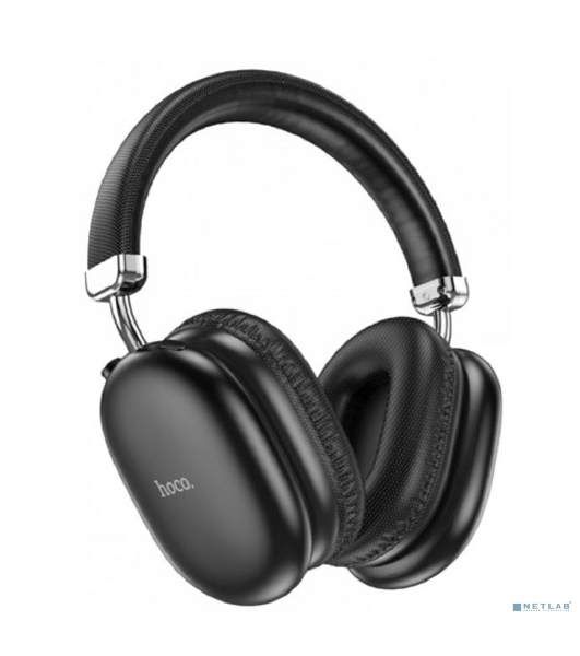 Беспроводные/проводные наушники Hoco W35 Max черный, полноразмерные, Bluetooth + проводной, до 90 ч.