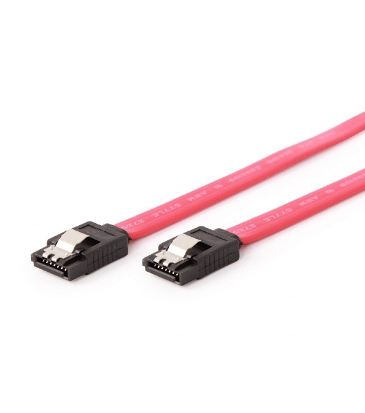Кабель интерфейсный SATAIII Cablexpert CC-SATAM-DATA, 50 см, 7pin/7pin, защелка, пакет