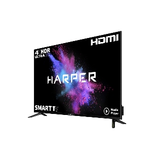 Телевизор Harper 58' 58U750TS черный Direct LED UHD 60Hz Smart