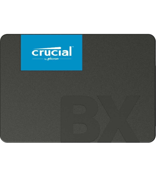 Накопитель SSD Crucial BX500, 2Tb, SATA III, 2.5', R/W 540/500